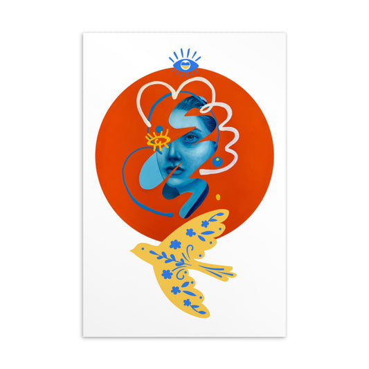 Stand With Ukraine charity postcard